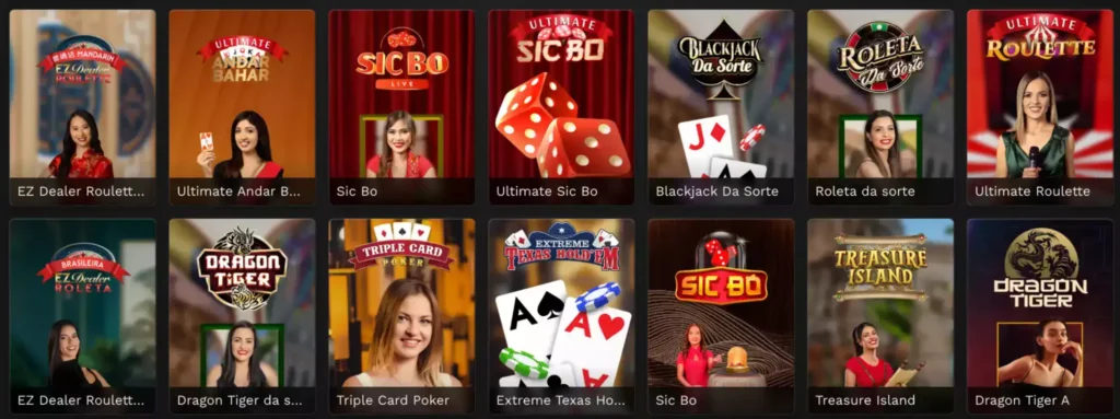 Live Dealer Games at Bangawin NL